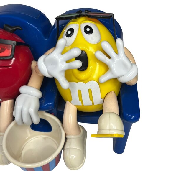 M&Ms At The Movies 3D Candy Dispenser Theater Seats Red Yellow Collectible - Picture 8 of 11